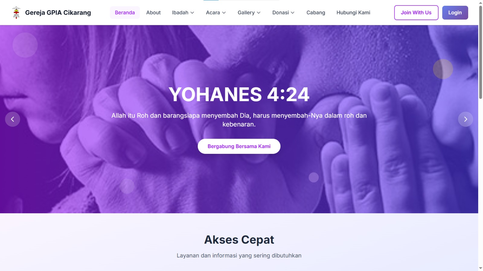 Sistem Informasi Gereja GPIA